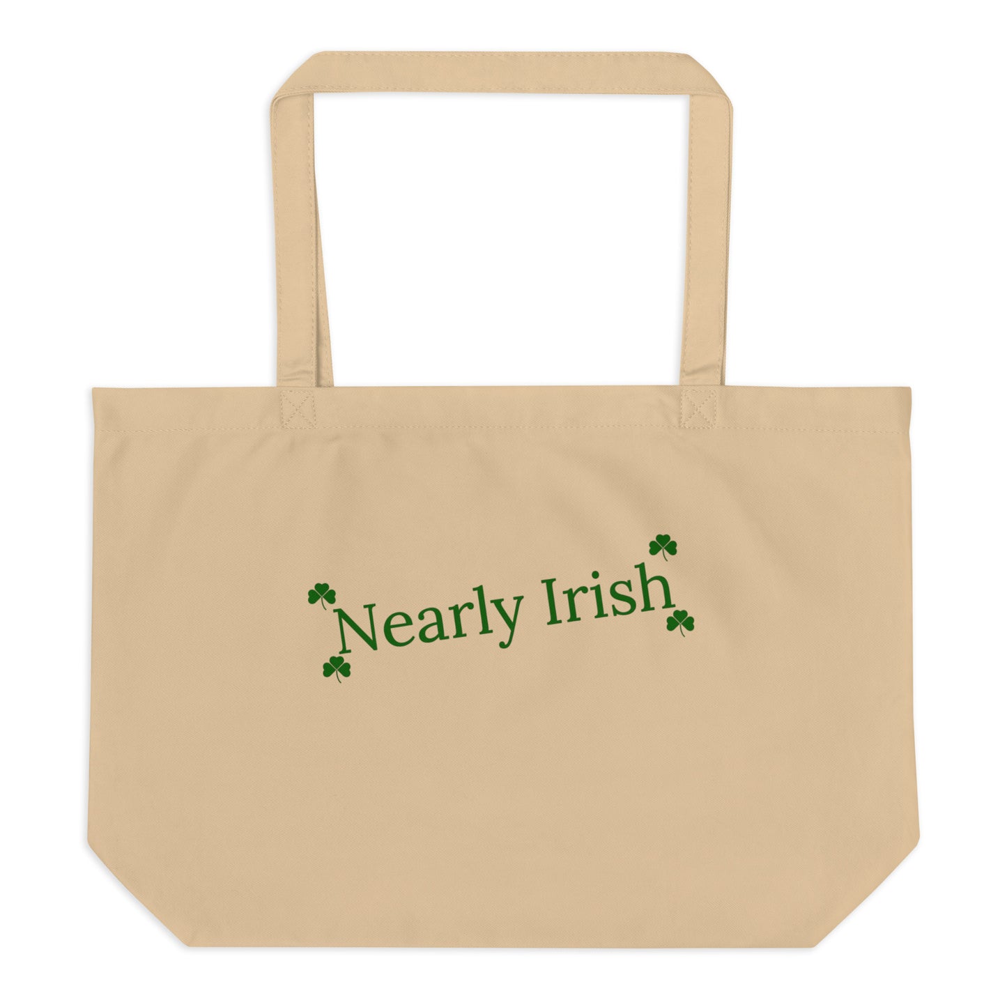 Large organic tote bag