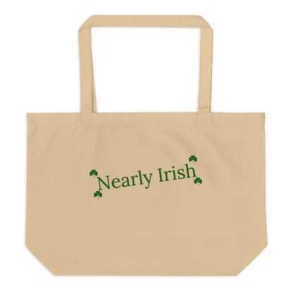 Large organic tote bag