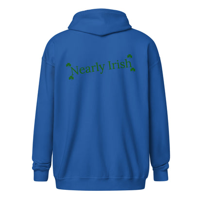 Nearly Irish Unisex heavy blend zip hoodie