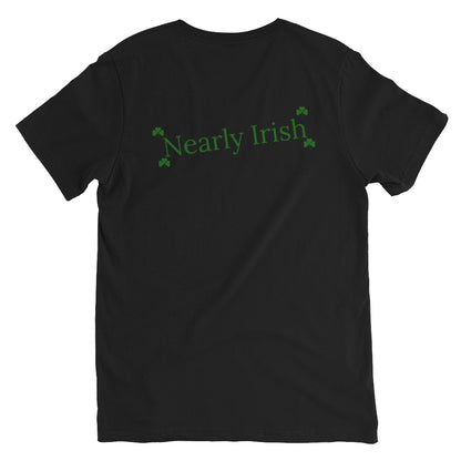 Nearly Irish Unisex Short Sleeve V-Neck T-Shirt